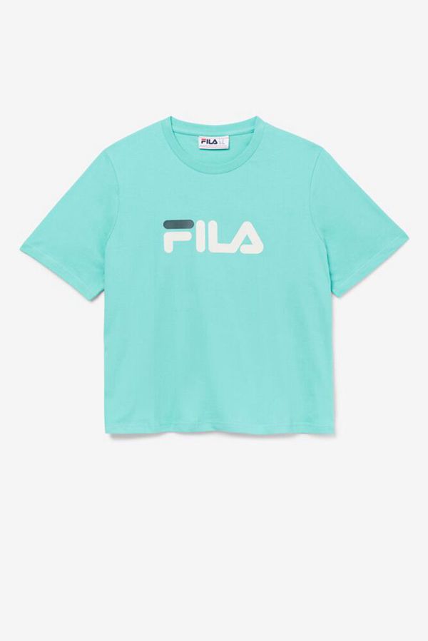 Camisetas Fila Mulher Azuis Turquesa/- Fila Miss Eagle Oversized Graphic Portugal Online,HZNO-93581